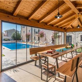 Large Istrian Country Villa with Pool near Sveti Lovrec, Sleeps 18-20